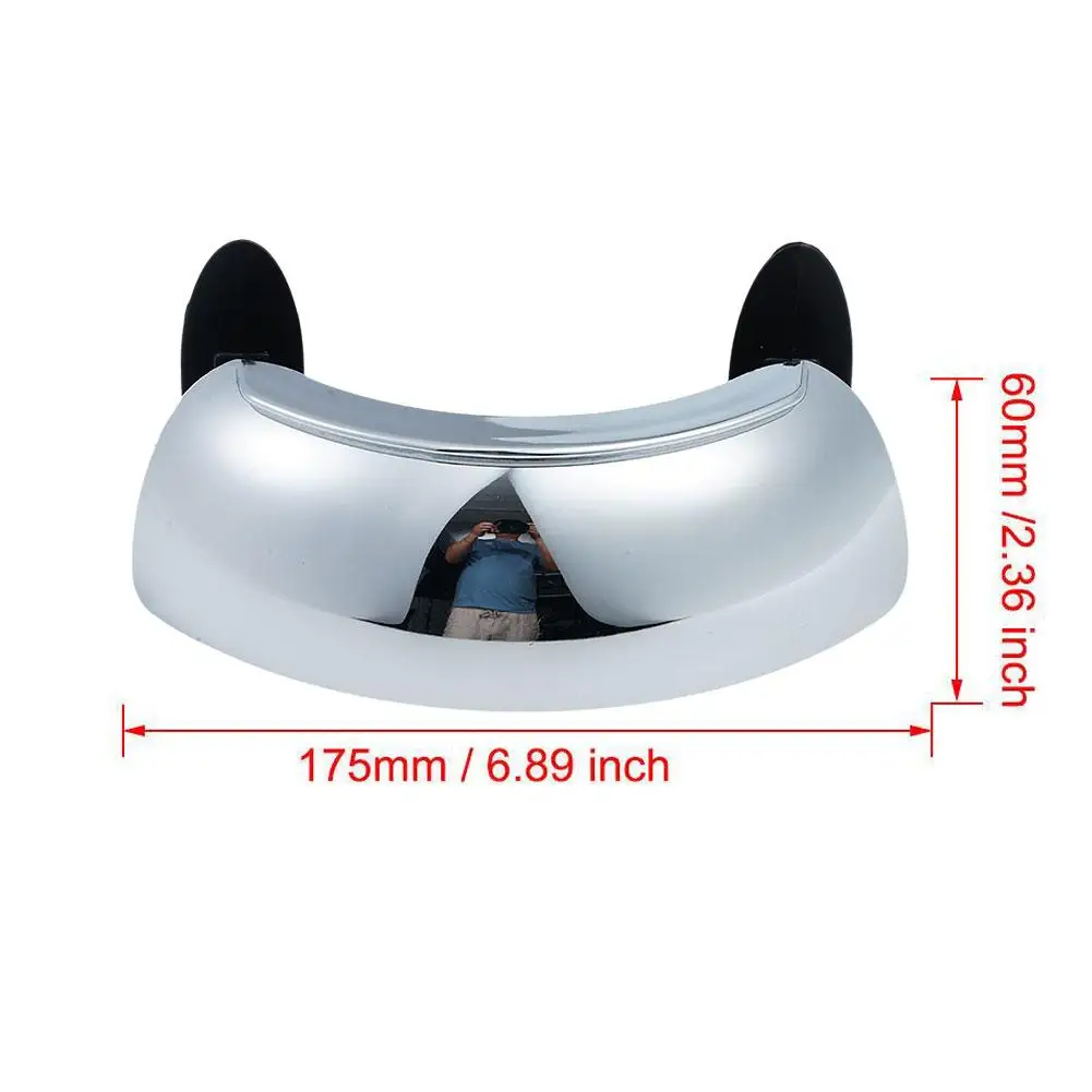 Motorcycle Windscreen 180 Degree Blind Spot Mirror Wide Angle Rearview Mirrors Small Rear View Mirror For BMW Yamaha Honda