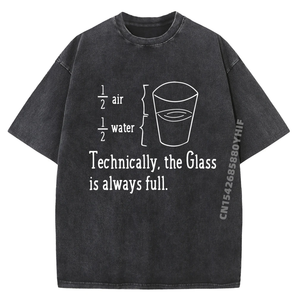 

Технически стекло всегда полная забавная футболка с рисунком науки, мужская высококачественная повседневная стираная одежда