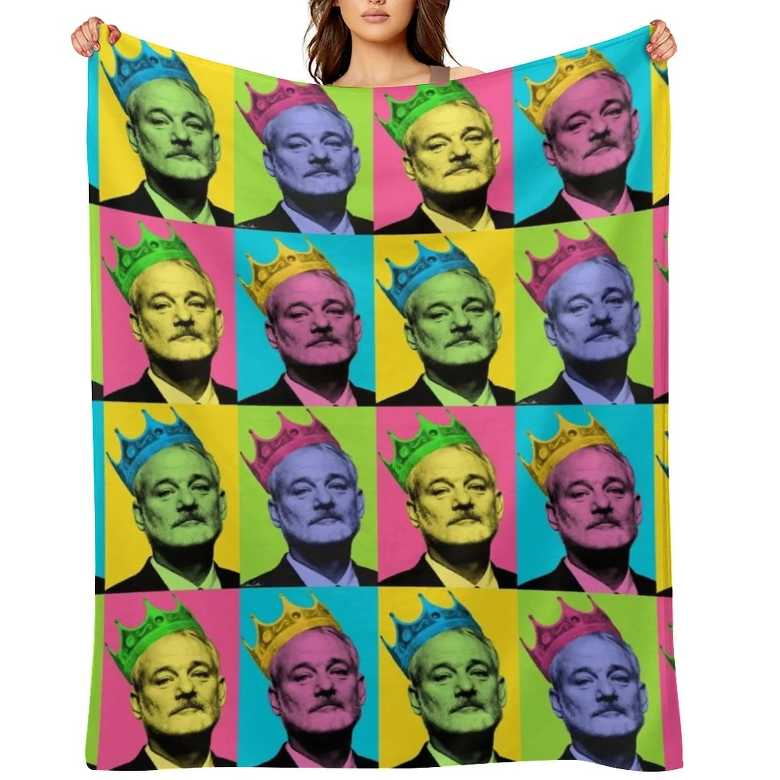 

Notorious Murray Throw Blanket Kid'S bed plaid Nap Retros Blankets