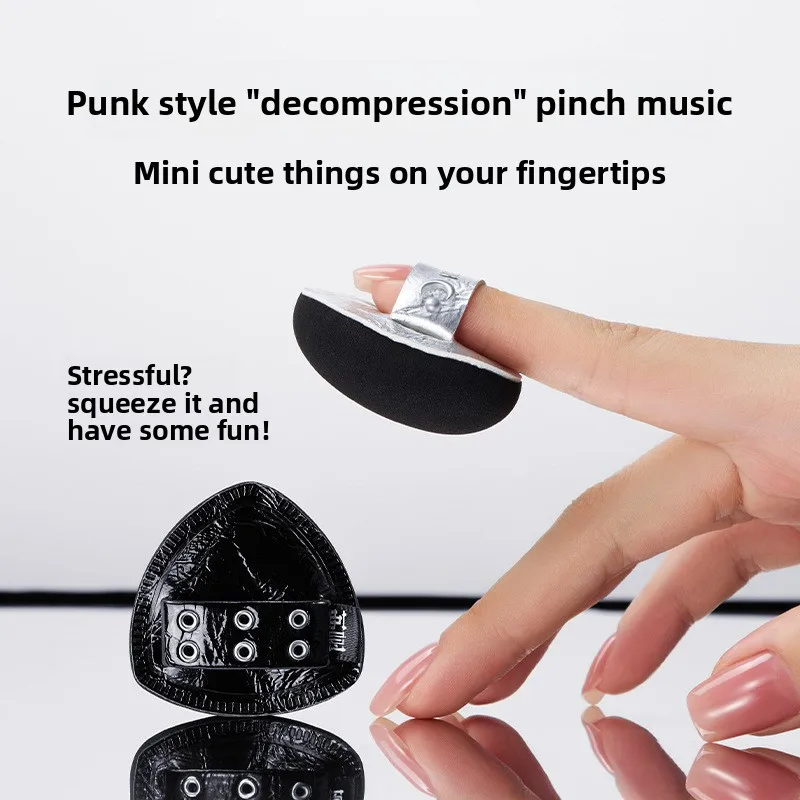 LISHU 2pcs Soft Leather Mini Thumb Puff, Bouncy Air Cushion Powder Puff for Foundation Concealer Blending Makeup Sponge