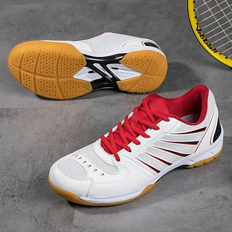 

Lightweight Breathable Non-Slip Badminton Shoes Tennis Shoes Men's Table Tennis Shoes Professional Training Sports Shoes