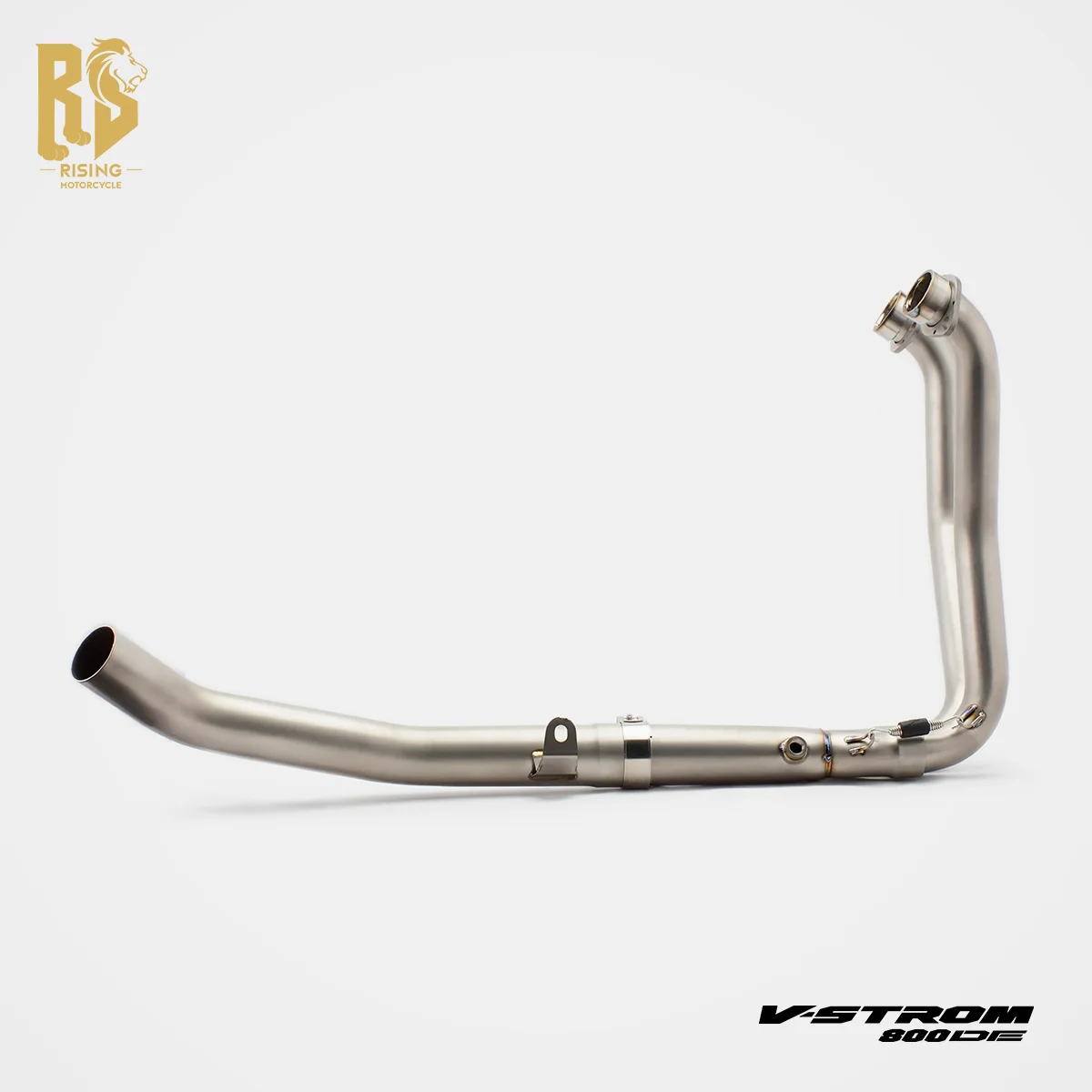 

For Suzuki V-STROM 800DE DL800SE Full Titanium Slip-on Exhaust System Front Middle Link Pipes Aftermarket Tailpipe Fit 2023-2026