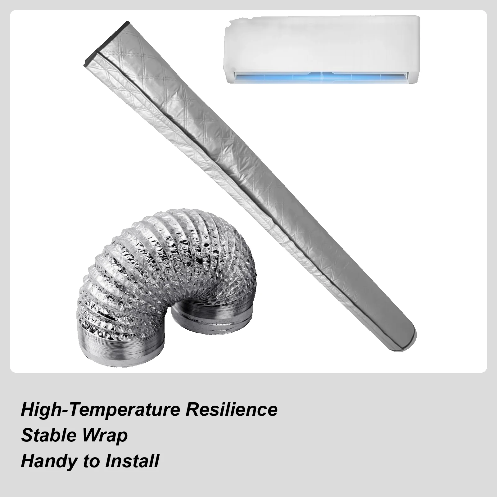 

Outdoor Pipe Insulation Wrap Anti-Scald Tube Shield Sleeve Weatherproof Pipe Wrap Sleeve For Stove Fireplace Garden RV Furnace