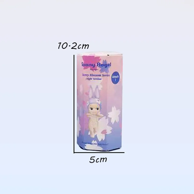 Caixa cega anjo sakura série roxa personagem bonito caixa misteriosa boneca carro decoração de mesa modelo edição limitada presentes