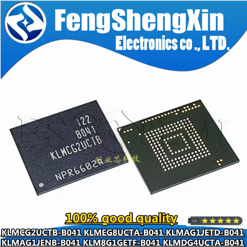 1pcs KLMCG2UCTB-B041 KLMEG8UCTA-B041 KLMAG1JETD-B041 KLMAG1JENB-B041 KLM8G1GETF-B041 KLMDG4UCTA-B041 Chips
