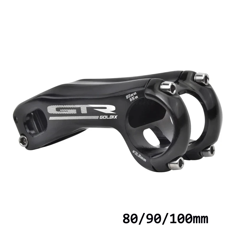 

GOLDIX -17 Degree 3D Forging Bicycle Stem Aluminum Alloy Length 80/90/100mm Bike Stem for Mountain Bike 31.8mm Handle