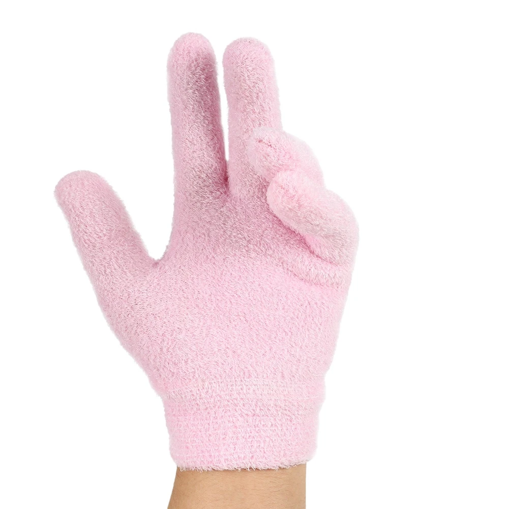 AB43-4X 保湿グローブ ジェルライニング コットン手袋 エッセンシャルオイルとビタミン配合