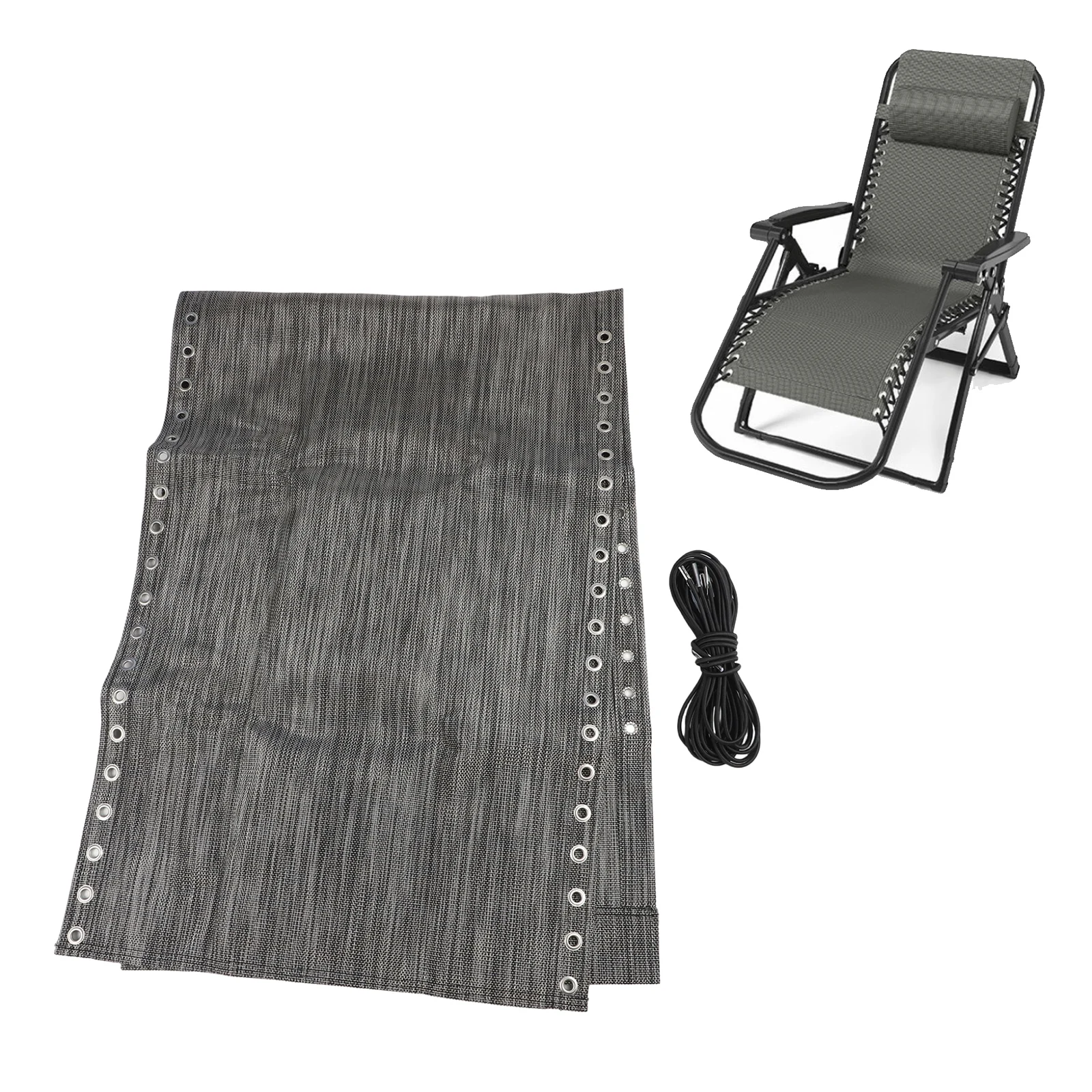 Lounge Chair Cover Gravity Chair Fabric Breathable Properties Comfortable Seating Experience Adjustable Ropes For Chairs