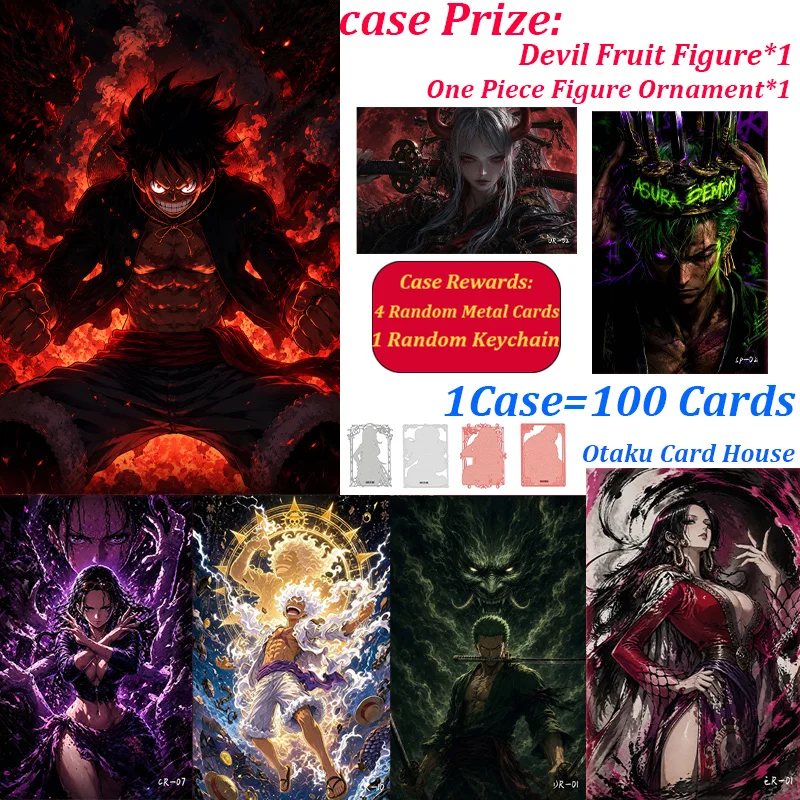 Dark Edition One Piece Card Pirates Crew Acrylic Colored Paper Shikishi Anime Collectible Art Display Card Luffy Zoro Nami