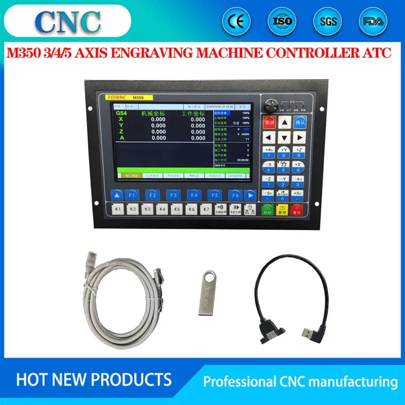 

CNC Standalone Offline Controller DDCS-EXPERT 3/4/5 Axis Support Close-loop Stepper/ATC Controller Replace DDCSV3.1 NEWCARVE