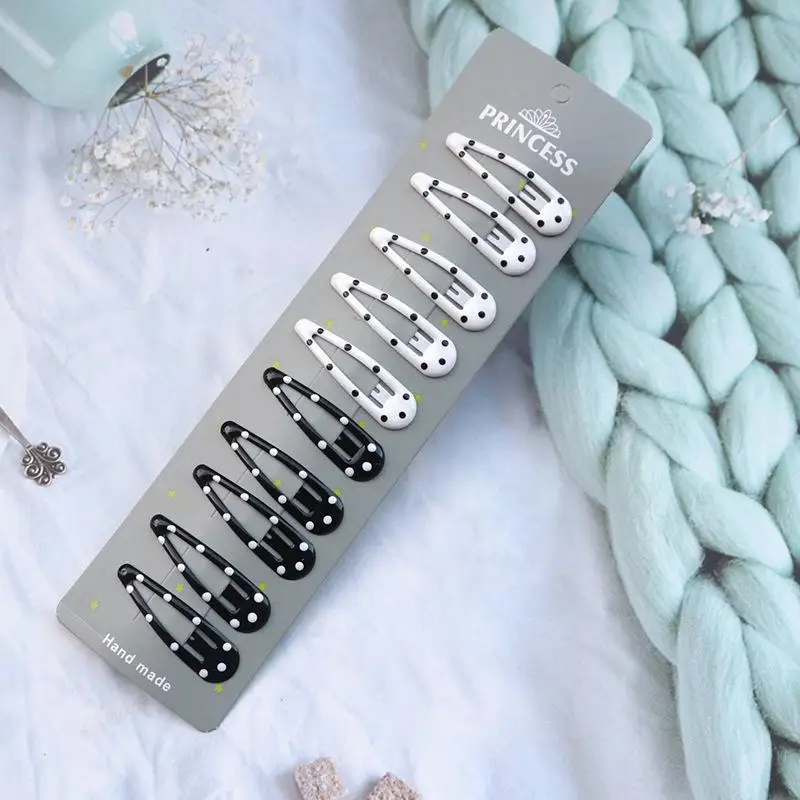 10 Stück matte Metall-Haarspangen in verschiedenen niedlichen Formen, neutrale Farbtöne für den täglichen Gebrauch, Haarschmuck für Frauen und Mädchen – Detail 1