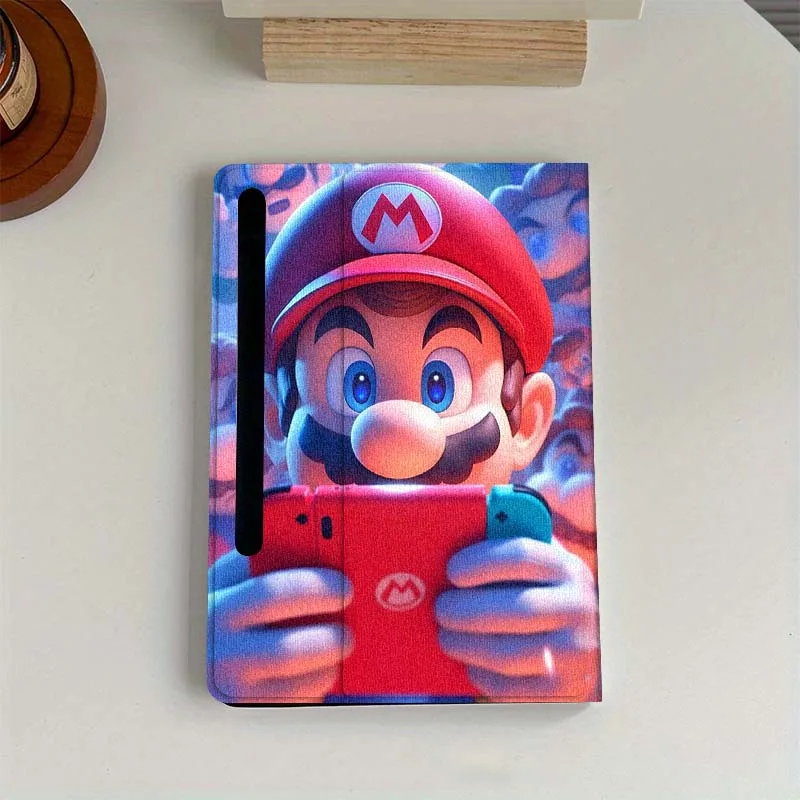 

M-Marios Popular Cartoon Art Gift For Samsung Galaxy Tab S6 S7 S8 S9 S10 FE Plus Lite Soft Flexible Support Tablet Case