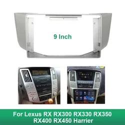 9 Inch Car Fascia Frame Adapter Canbus For Lexus RX RX300 RX330 RX350 RX400 RX450 Harrier Android Audio Dash Fitting Panel Kit