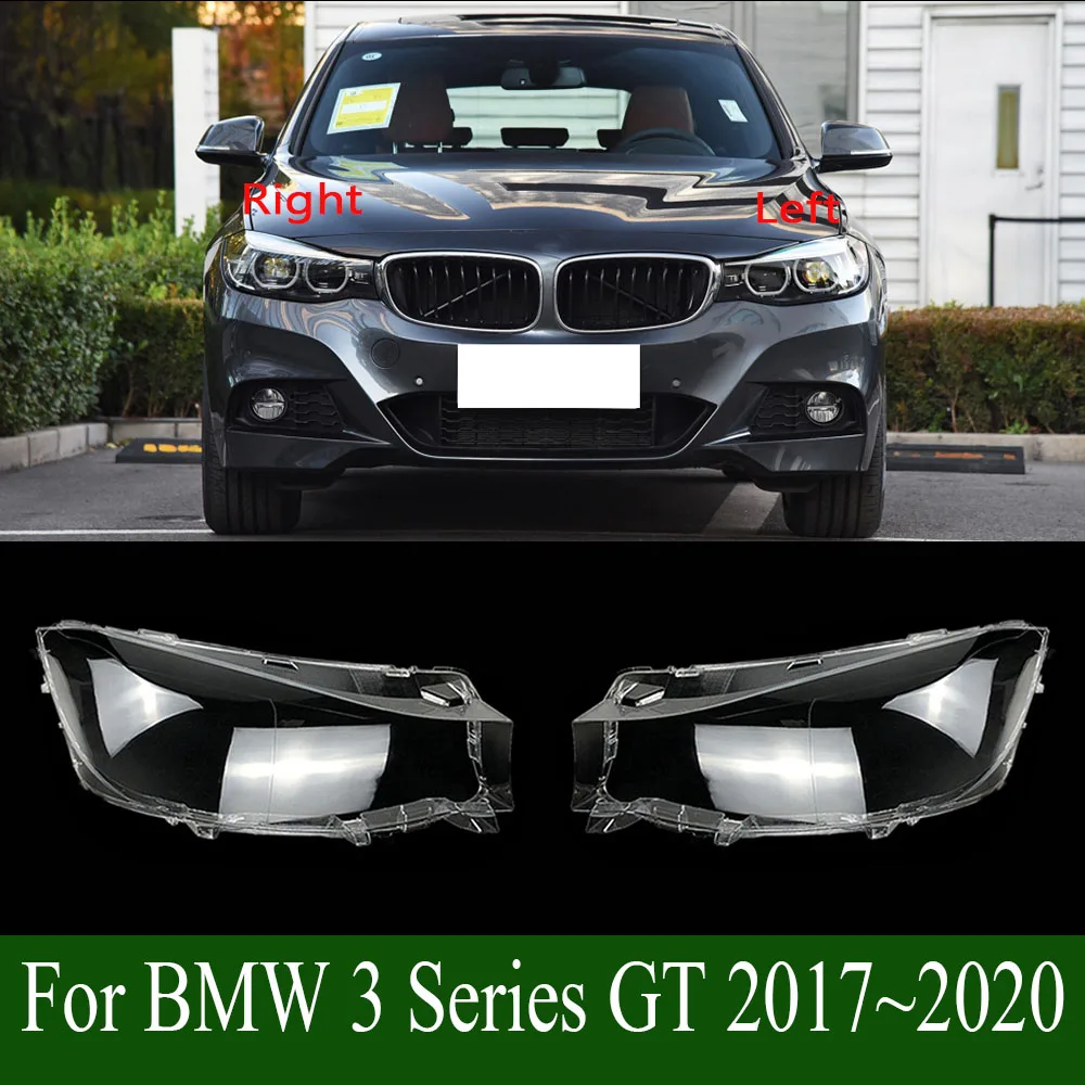 

Для BMW 3 серии GT 2017 ~ 2020 стеклянные колпачки для ламп, корпус фары, прозрачный абажур, крышка фары, водонепроницаемые маски