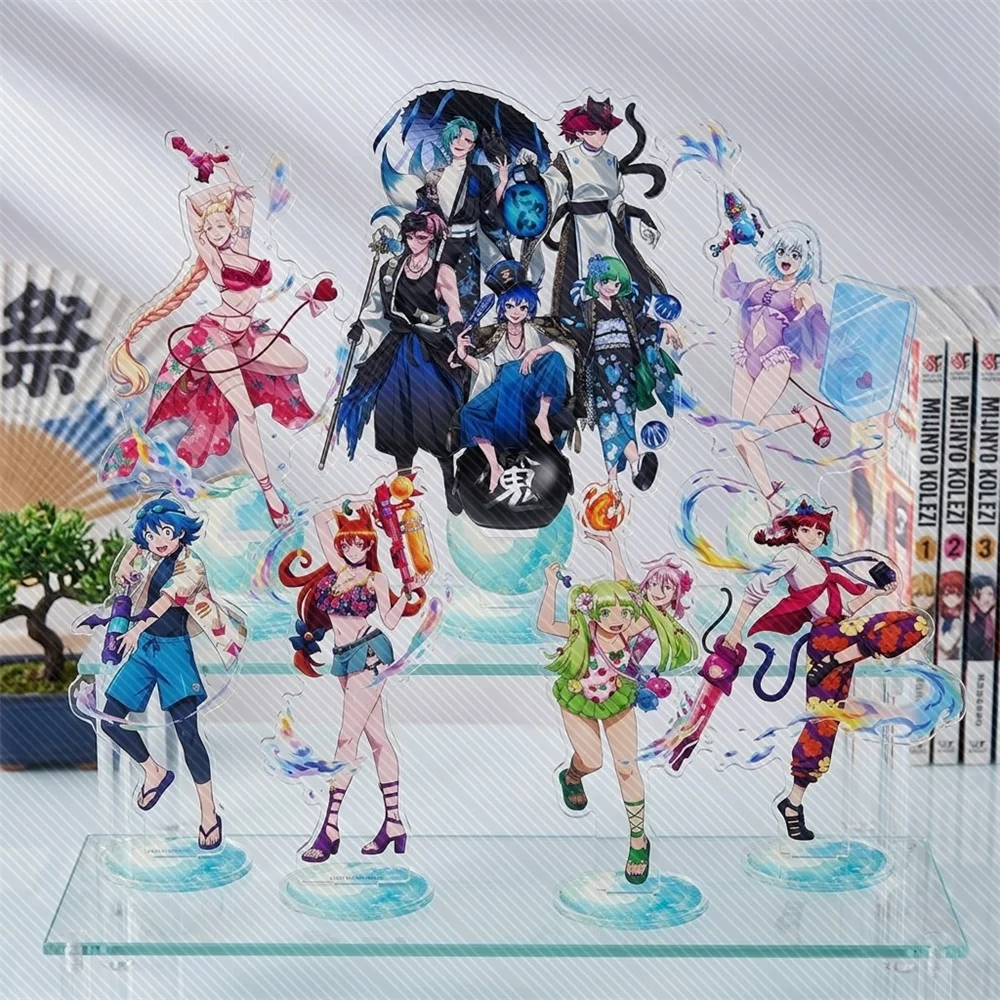 15CM Welcome to Demon School! Acrylic Stand Keychain Model Cosplay Characters Ornament Accessories Christmas Collection Gifts
