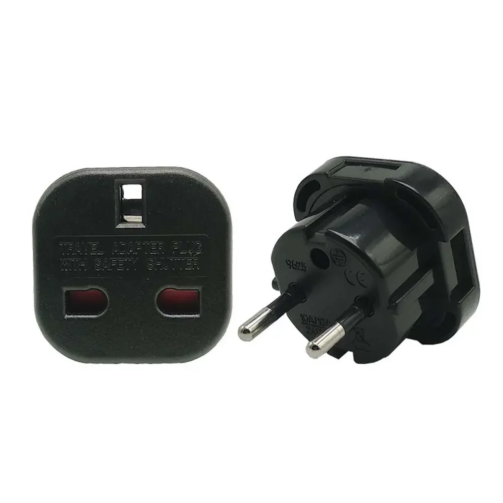 

Electrical Outlets EU Plug Converter 2 Round Pin Socket Adapter UK To EU Plug Plug Converter UK to EU Socket Adapter