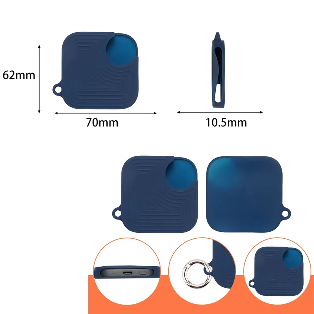 

for Soundcore Work Protective Case with Hook Wireless Earbuds Silicone Cover Blue Pink White Black Sky Blue ​