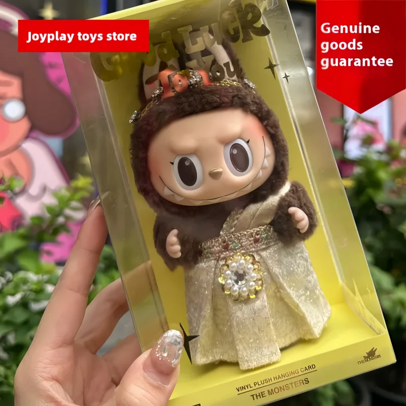 

Genuine The Monsters Labubu Good Luck To You Series Cute Vinyl Doll Keychain Bag Pendant Limited Edition Action Figure Toy Gift