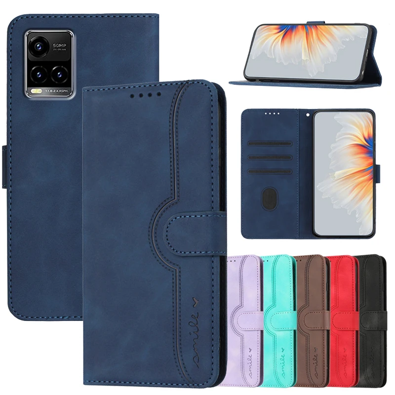 

Flip Cases For VIVO Y33s Cover on For VIVO Y11 2023 Y12 Y15 Y17 Y21 Y20 Y11S Y12A Y12S Magnetic Phones Protective Wallet Shell