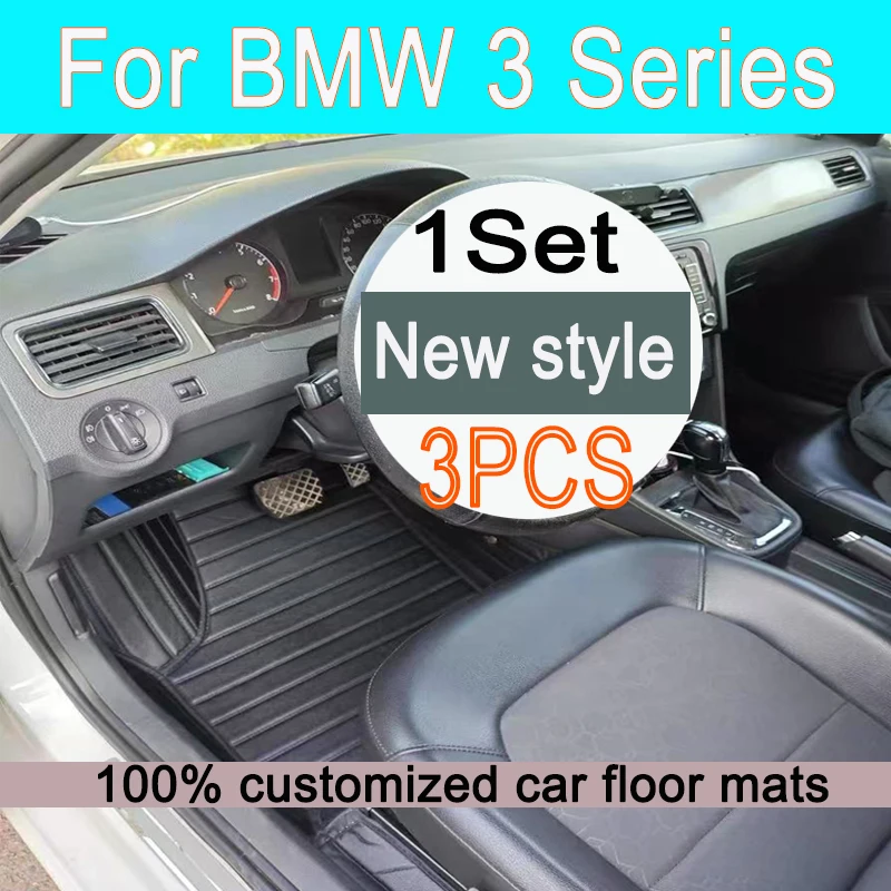 

Car Floor Mats For BMW 3 Series G20 2019~2022 Mat Rugs Protective Pad Luxury Leather Carpets Car Accessories 320 330 318 320i