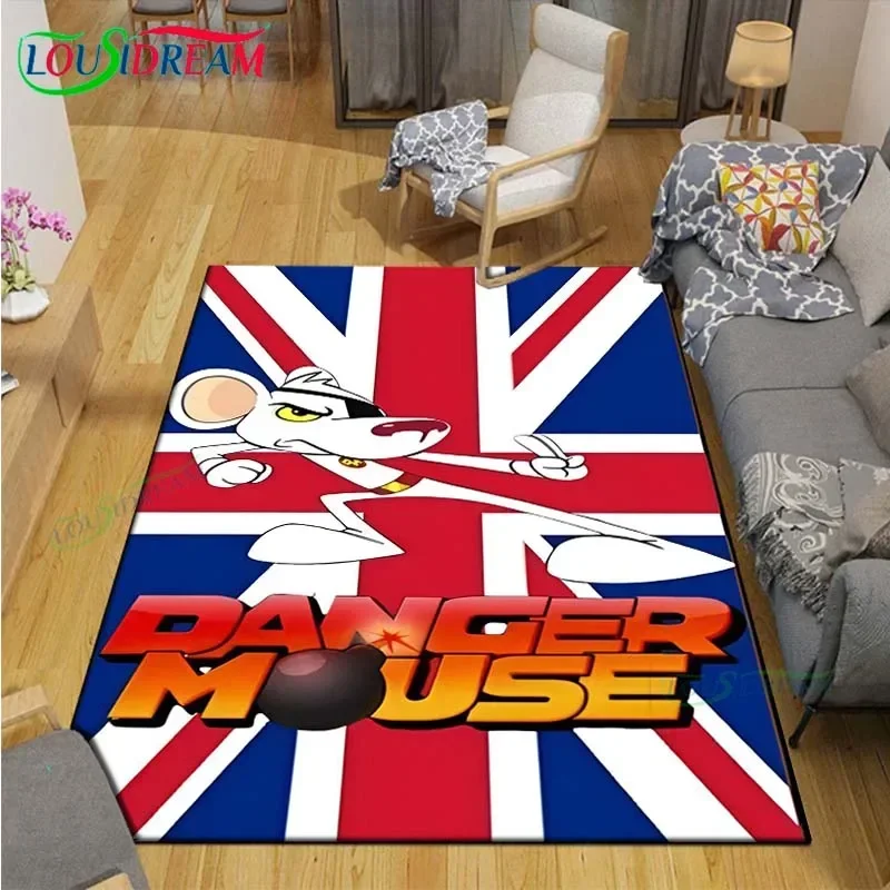 Anime 3D Funny Mouse Carpet for  Living Room Home Sofa Decoration,Children Game Decor Floor Mat Yoga Mat Large Carpet