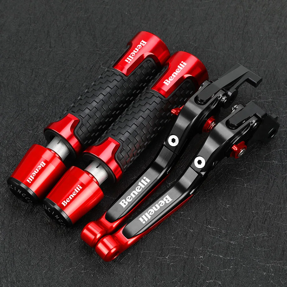 

Motorcycle Foldable Brake Clutch Levers 22MM 24MM Handlebar Knobs Handle Grips Ends For Benelli Jinpeng 502 TRK 502X 2018-2023