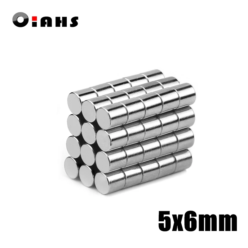 10000pcs 5x6mm Super Powerful Strong Bulk Small Round NdFeB Neodymium Disc Magnets Dia 5*6mm N35 Rare Earth NdFeB Magnet