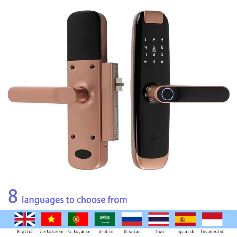 

TUYA wifi smart lock Digital door lock fingerprint locks House door locks Interior door lock Smart gate lock biometric door lock