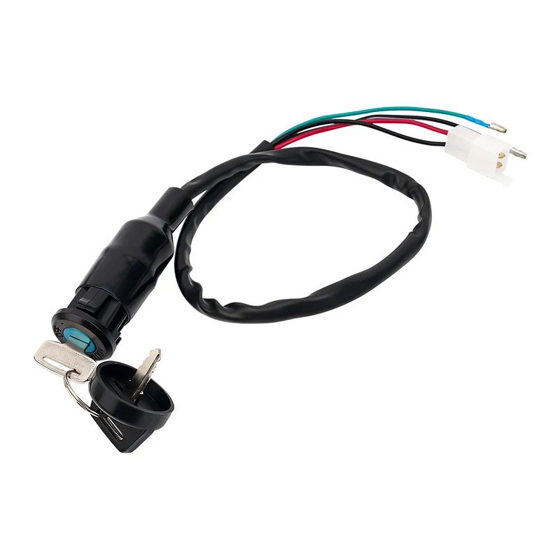 สวิตช์กุญแจรถจักรยานยนต์ ล็อคประตูไฟฟ้า สำหรับรถสามล้อฮอนด้า บิ๊กเรด ATV ATC250ES ปี 1985-1987 35010-HA0-680 35010-HA0-681