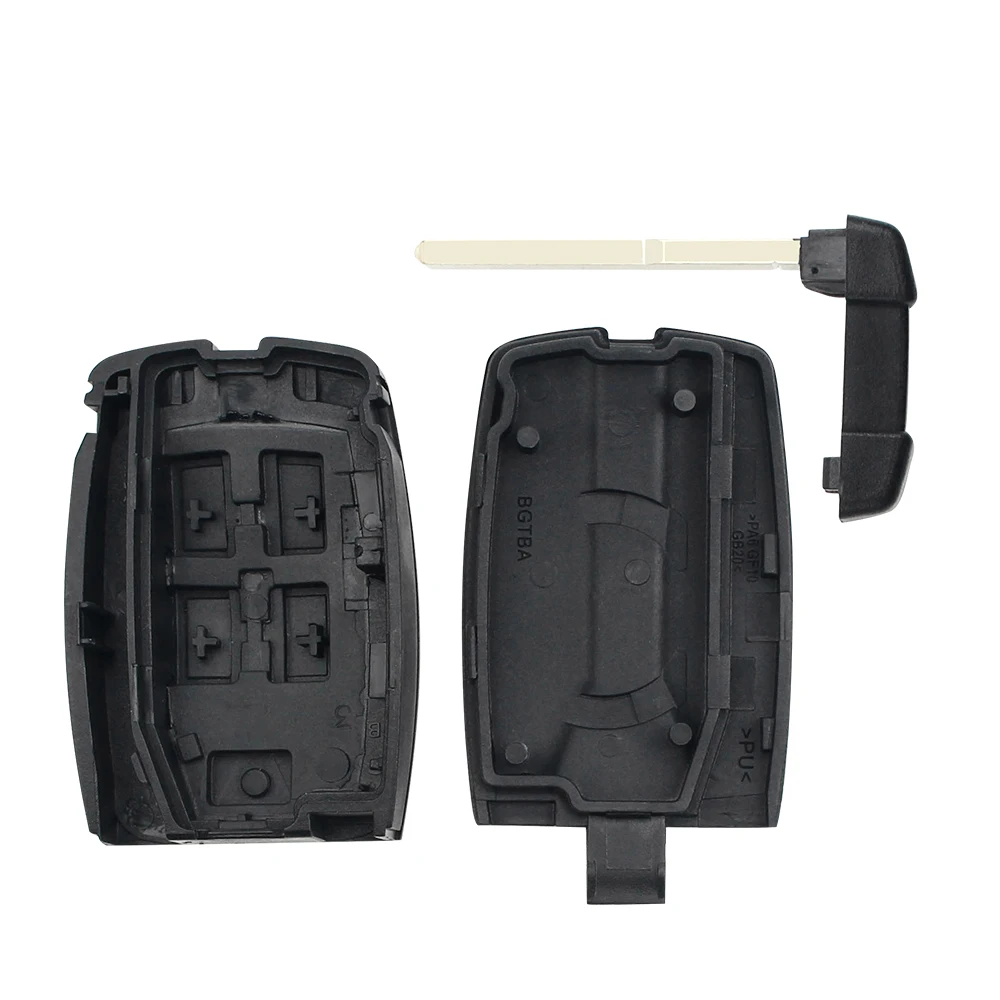 KEYYOU – clé télécommande intelligente à 5 boutons pour Land Rover Freelander 2 Discovery, coque de clé de remplacement, étui de lame non découpé,