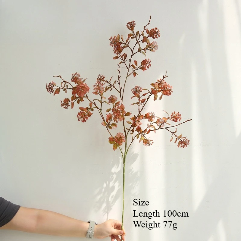 2 Stück künstliche Blumen, Herbst-Vintage-Magnolie, DIY-Hochzeitsstrauß, Tischdekoration für Zuhause, künstliche Hortensie, Pfingstrose, Kunstblume – Detail 11