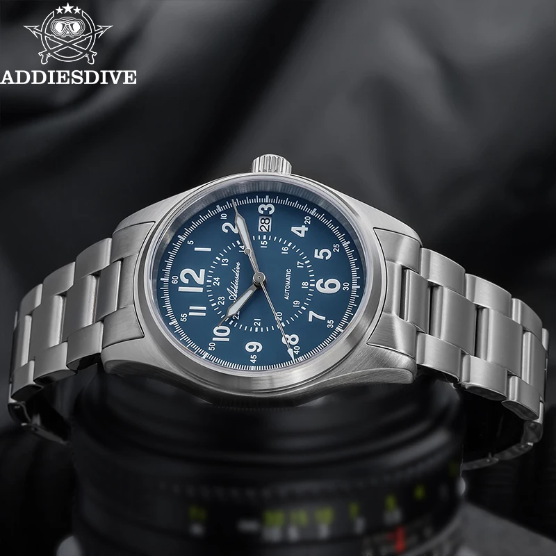 

ADDIESDIVE Automatic Man Watch Sapphire Glass Luminous Retro Men's Watches Stainless Steel AR Coating 200m Waterproof Wristwatch
