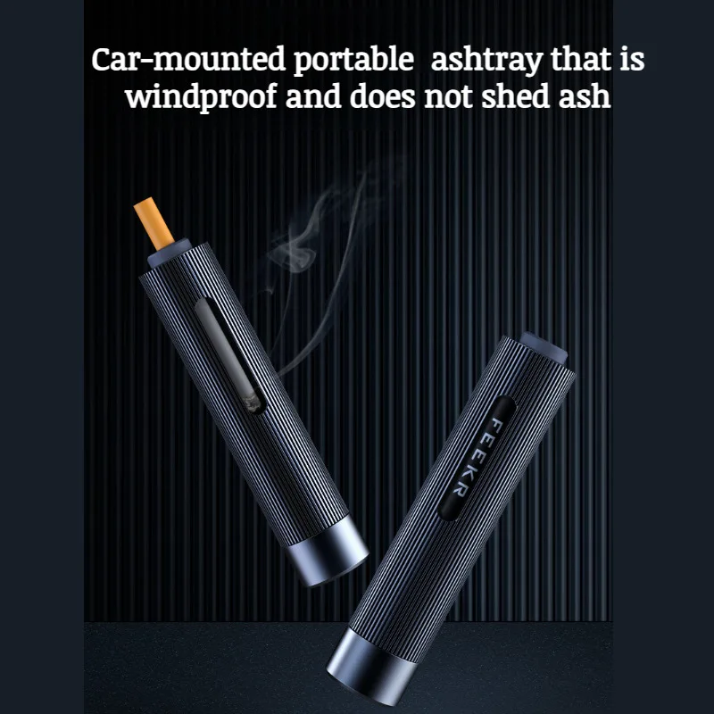 Car Portable Ashtray Lazy people free bomb special suck ashtray straw cup does not fall ashtray