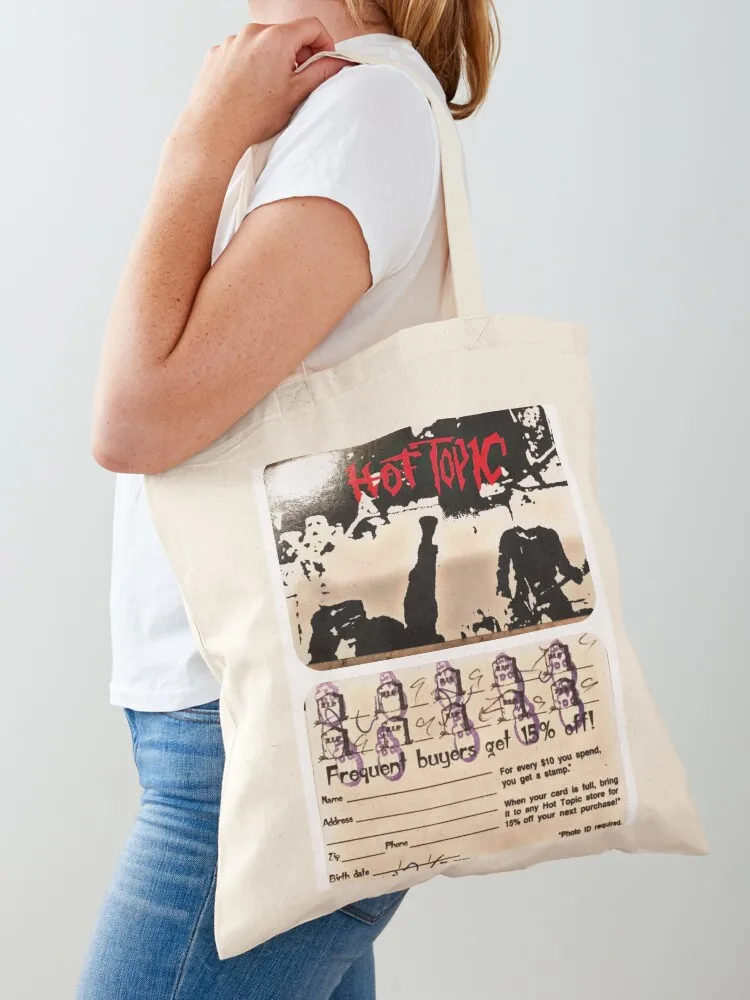 

90s MALL GOTH Tote Bag custom tote bag shopper bag woman shopping logo bags woman 2025