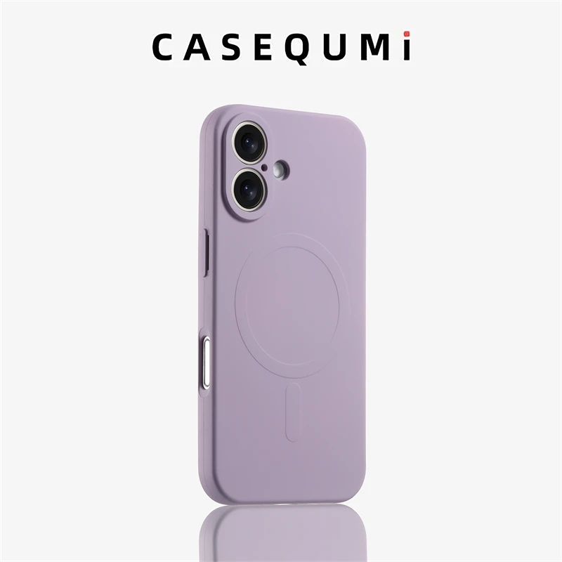 

Чехол Grass Purple Liquid Magnetic для Apple 16 pro max, новый чехол для телефона iphone 12/13/14/1516 pro, силикон с защитой от падения для Pro