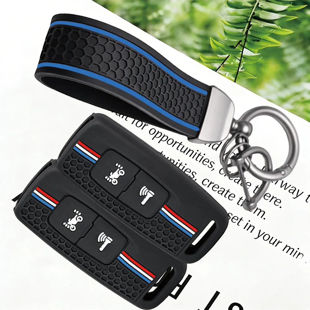 Full Protection Textured Motorcycle Key Guard, With Keychain, for Honda ADV 150 PCX 125 ADV350 PCX160 VISION SH350