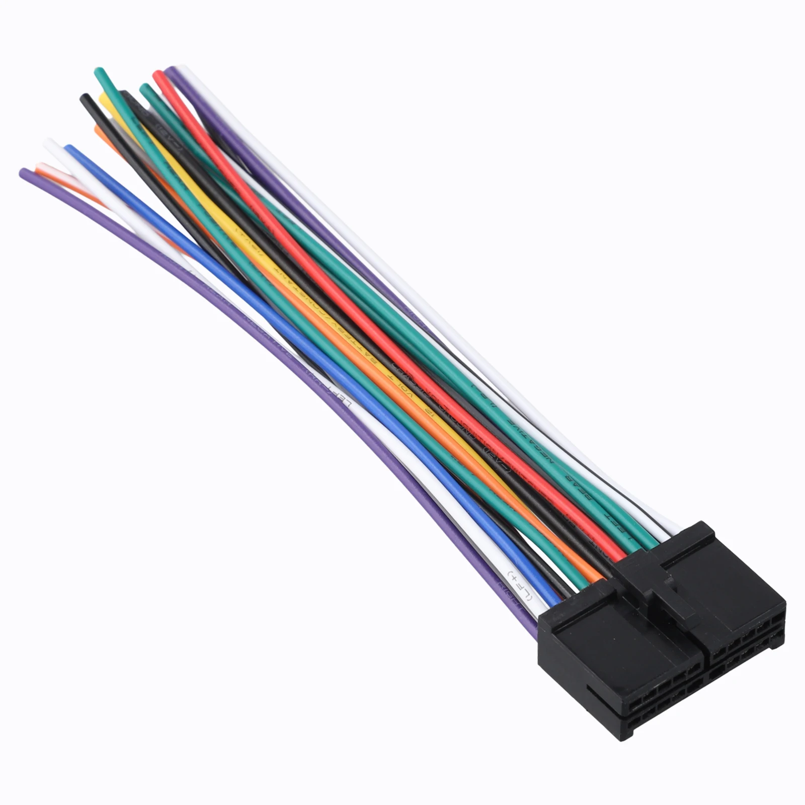 Car Radio Wire Harness 20pin Audio Wiring Adapter For Cable T- Power Cord Connector Cable Modified Parts