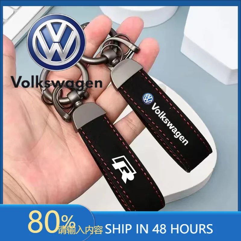 

Горячие солнцезащитные козырьки, кожаный брелок с логотипом автомобиля, брелок для ключей, аксессуары для интерьера для Volkswagen VW GTI Rline R Golf Amarok Phaeton T