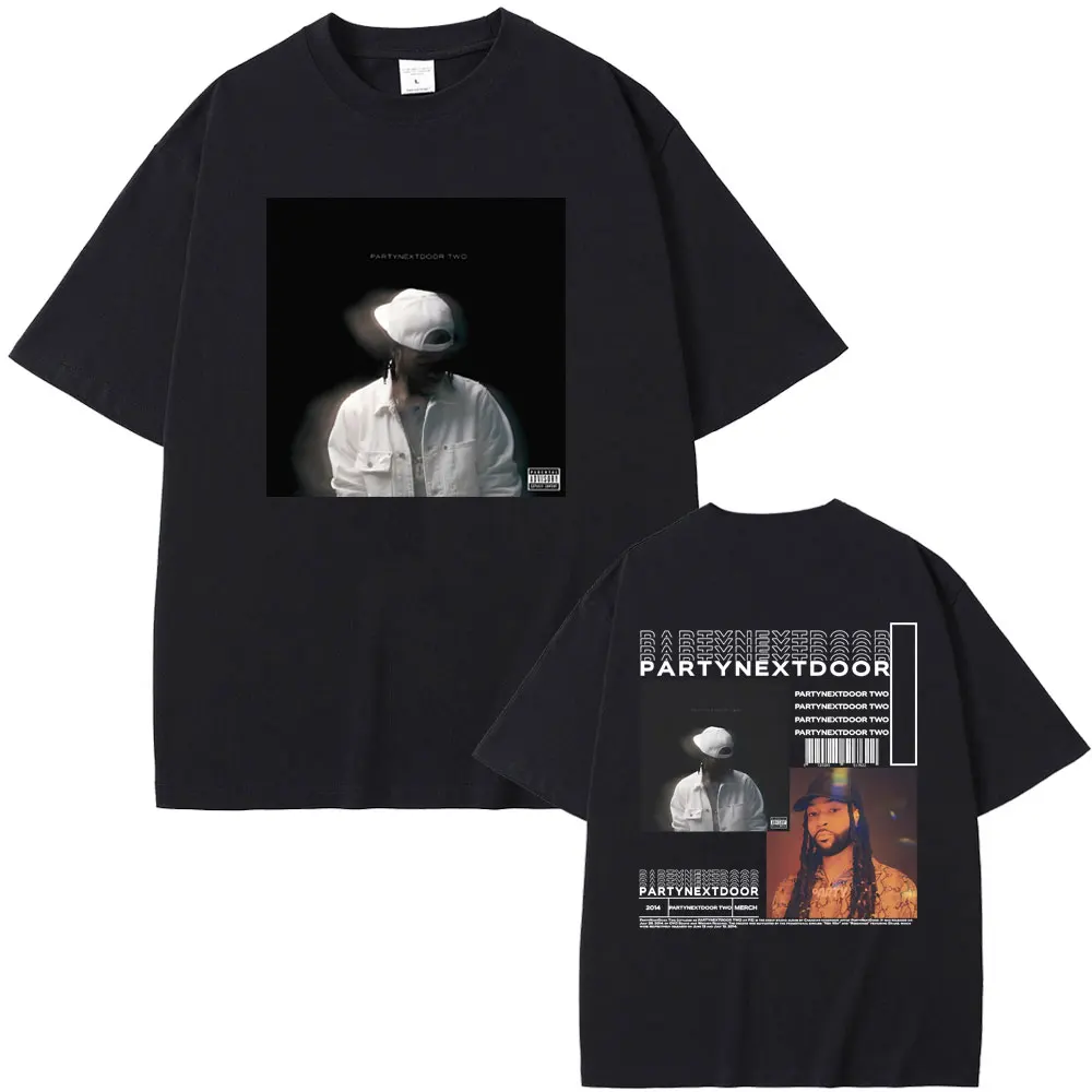 

Rapper Partynextdoor Partynextdoor Two Album Cover Graphic T-shirt Men Women Hip Hop Vintage Tshirt Male Oversized Streetwear