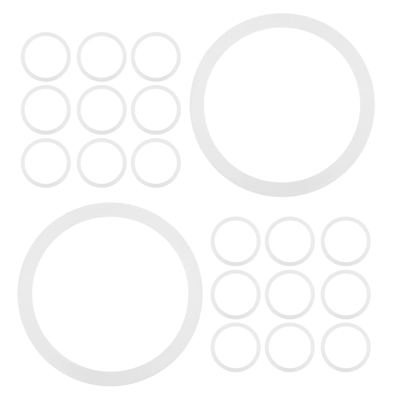 

24Pcs Mason Jar Seal Rings 70Mm Silicone Reusable Replacement Gaskets Leakproof Airtight Food Storage Jars Mason Jar Lid Insert