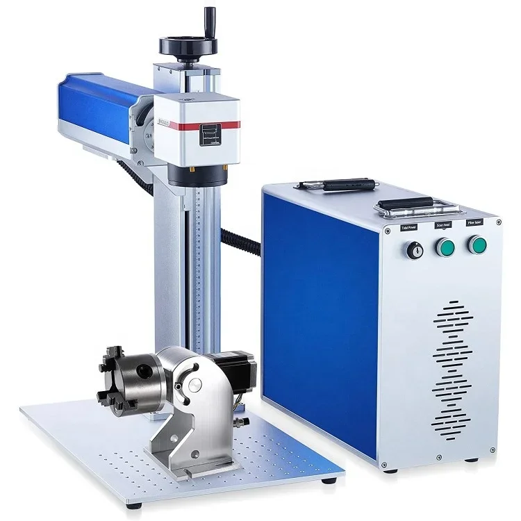 2024 BLUETIMES 20w 30w 50w 100 watt Split type engraver fiber las er engraving machine for metal