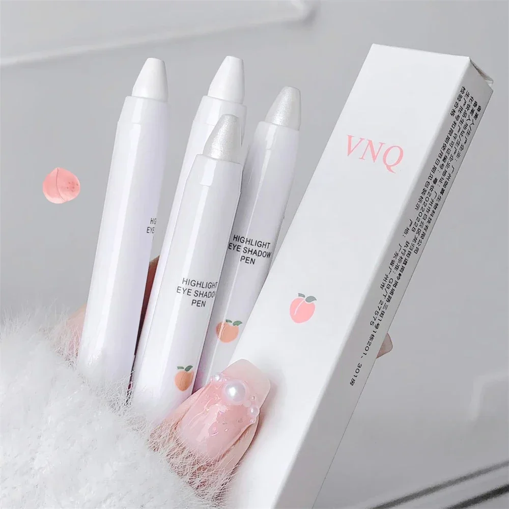 Pearly Eyeshadow Pen White Highlighter Pen Eyelid Under Crease Brightening Eyeliner Pencil Cosmetics Lying Silkworm Stick Makeup