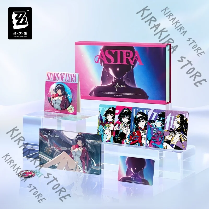 

Подарочный набор Astra Yao: Официальная коллекция акриловых стендов, жестяных значков, коллекционных карточек и стикеров для косплея Zenless Zone Zero