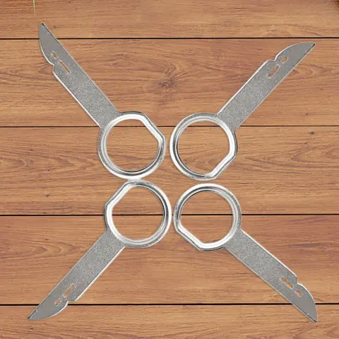 4Pcs Car Audio Removal Key CD DVD Radio Stereo Removal Tool Stainless Steel Car Radio Install Disassembly Tool for Audi for Ford