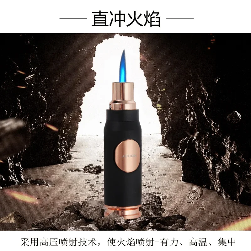 Jobon Windproof Cigar Lighter, Personalized Bullet Head, Creative Moxibustion, Barbecue Direct Fire Gifts