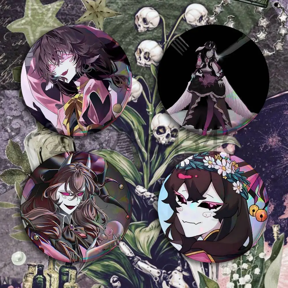 F-Freak C-Circus ColumbinaS Button Badge Set Pin Single Pack Anime Merch for Ita Bags Badge Collectible Buttons