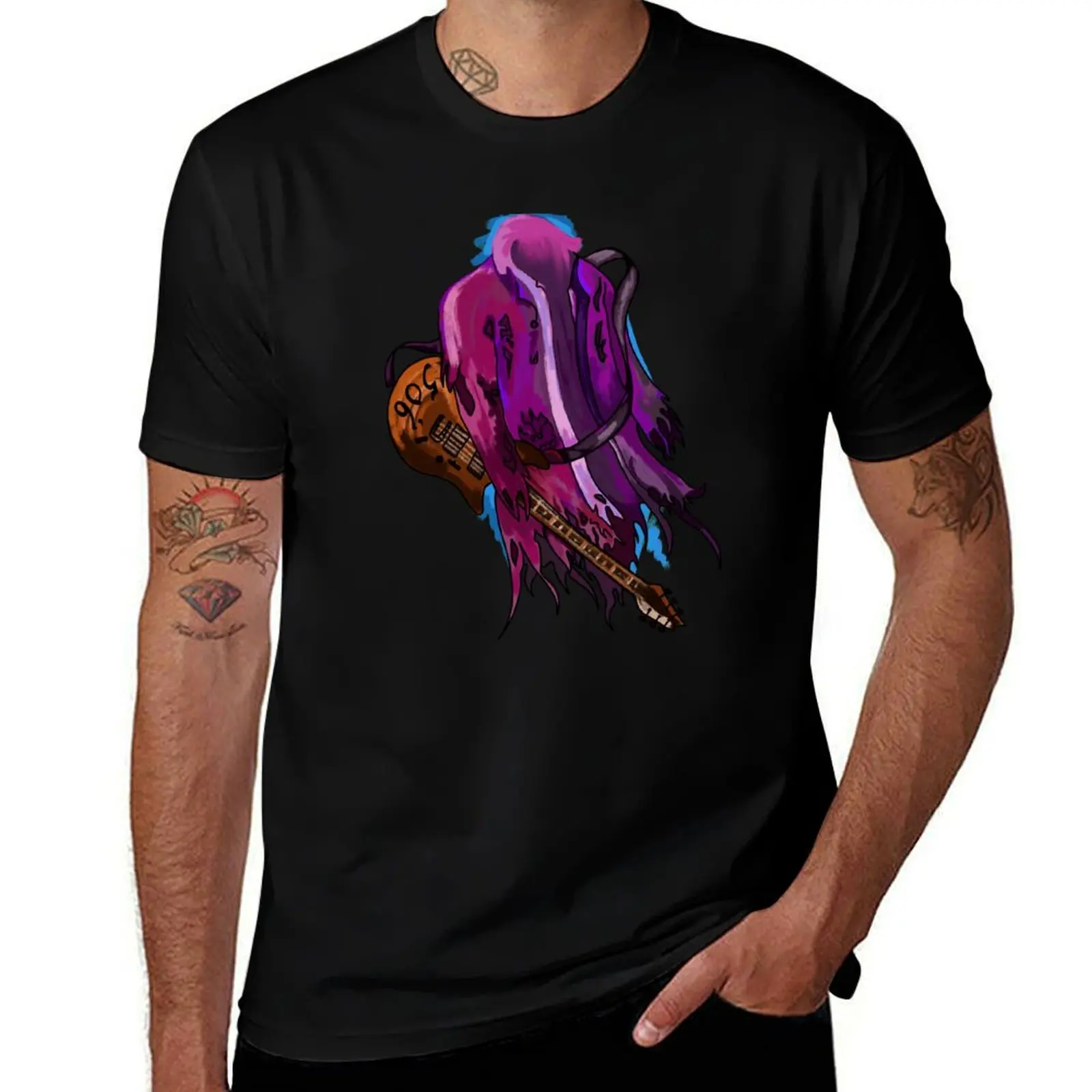 Charlie gillespie tattoo Julie and the phantoms T-Shirt Soft Casual Short Sleeve Cotton Tee T-Shirt