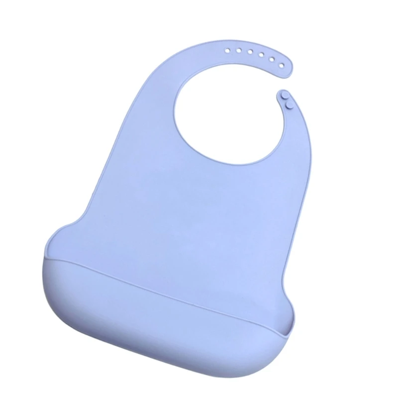Adult Silicone Bibs Large Watertight Protections Coverage Bibs for Bath Time