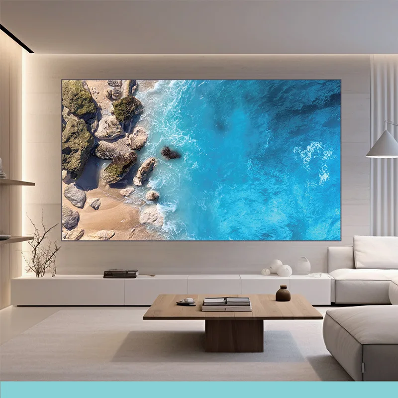Anti-light hard screen picture frame screen projector hard living room home office commercial projector