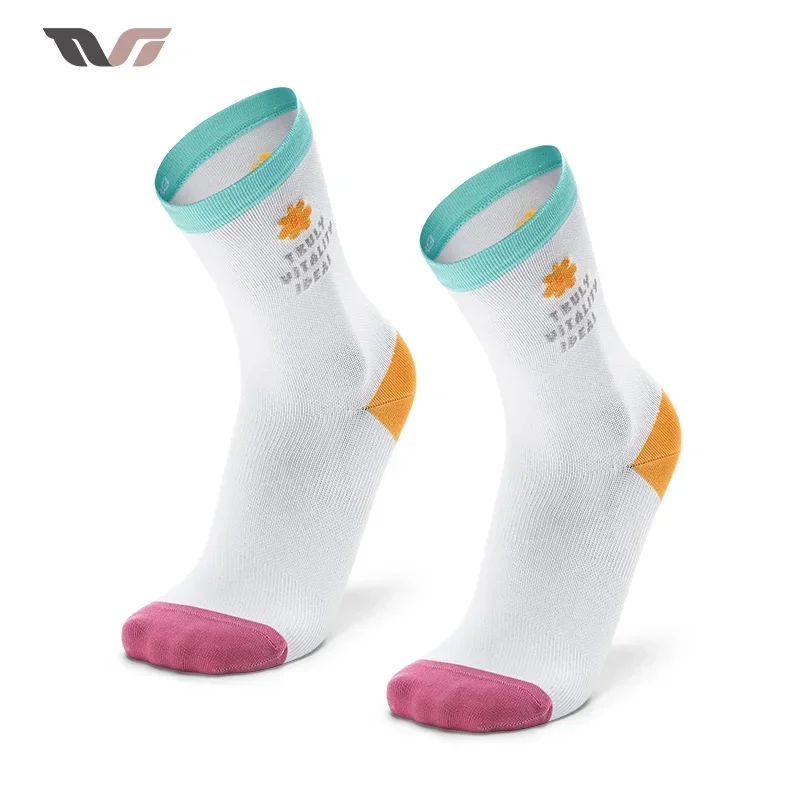 

ROCKBROS TVI Series Professional Cycling Socks Women Breathable Road Bicycle Socks Quick Dry Anti Slip Wear-resistant Socks